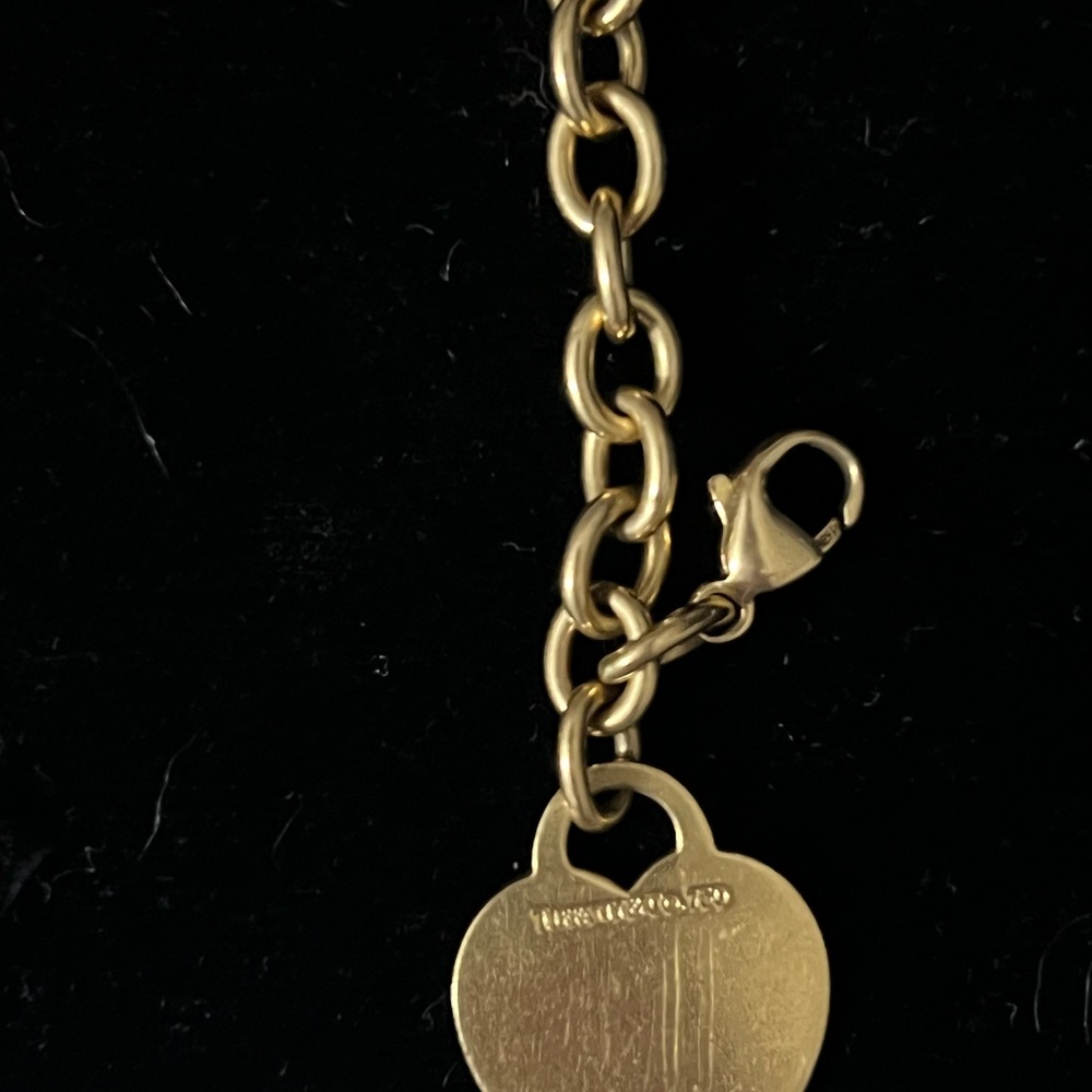 Tiffany & Co. Gold Classic Heart Bracelet